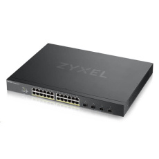 Zyxel XGS1935-28HP, 28 Port Lite-L3 Smart Managed PoE Switch, 24x Gigabit PoE and 4x 10G SFP+, hybrid mode