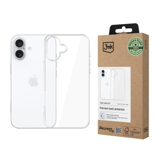 3mk Clear Case Eco pro Apple iPhone 16 Plus