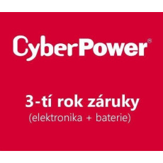 CyberPower 3. rok záruky pro VP1600EILCD, VP1600ELCD-FR, VP1600ELCD-DE, SMBCB125