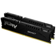 KINGSTON DIMM DDR5 32GB (Kit of 2) 6000MT/s CL30 ECC FURY Beast XMP Černá