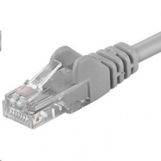 PREMIUMCORD Patch kabel UTP RJ45-RJ45 CAT5e 25m šedá