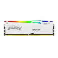 KINGSTON DIMM DDR5 32GB 5600MT/s CL40 FURY Beast Bílá RGB XMP