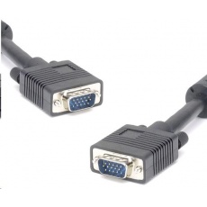 PREMIUMCORD Kabel VGA propojovací 30m (SVGA, HD15M/M, dvojité stínění, feritová jádra)