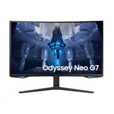 SAMSUNG MT LED LCD Gaming Monitor 32" Odyssey G7 Neo - Quantum Matrix Tech. (mini LED), 4K, Prohnutý 1000R, 3,440x1440