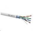 Instalační kabel Solarix FTP, Cat5E, drát, PVC, cívka 500m SXKD-5E-FTP-PVC