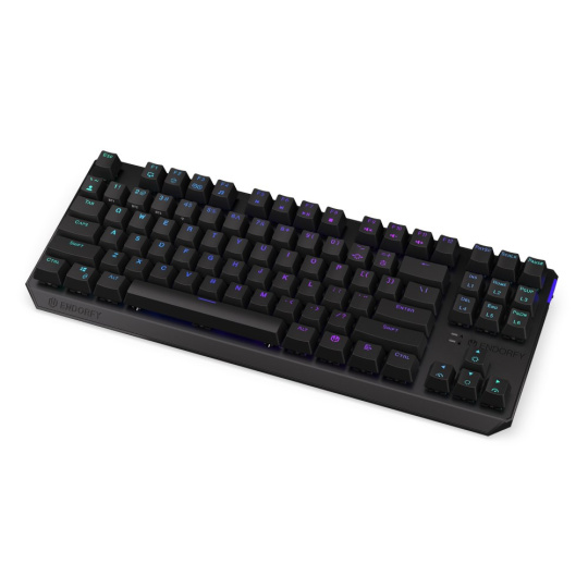 Endorfy herní klávesnice Thock TKL Wireless Black/ bezdrátová / USB / black switch / mechanická / US layout / černá RGB