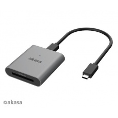 AKASA čtečka karet AK-CR-11BK (CFexpress), externí, USB 3.2 Type-C