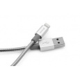 VERBATIM kabel Lightning Sync & Charge Cable 100cm (Silver)