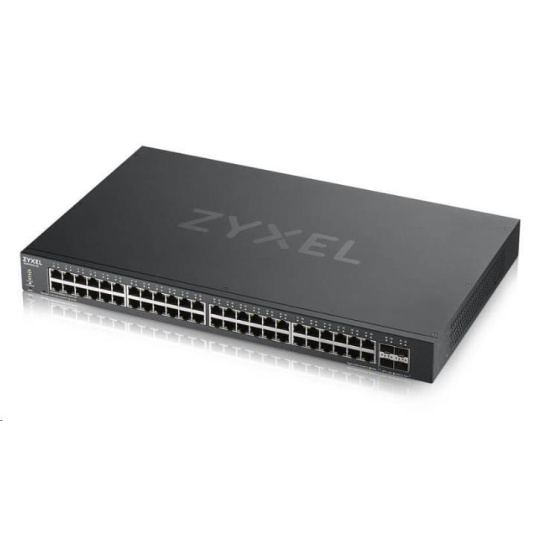 Zyxel XGS1935-52, 52 Port Lite-L3 Smart Managed Switch, 48x Gigabit Copper and 4x 10G SFP+, hybrid mode