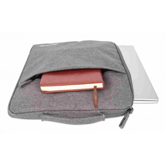 MANHATTAN Pouzdro Seattle Notebook Sleeve 15.6", Voděodolný, šedá