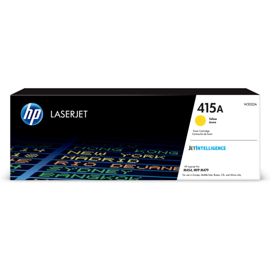 HP 415A Yellow LaserJet Toner Cartridge (2,100 pages)