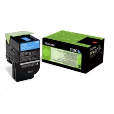 LEXMARK Cyan toner 702M pro CS310/410/510 z programu Lexmark Return (1 000 stran)