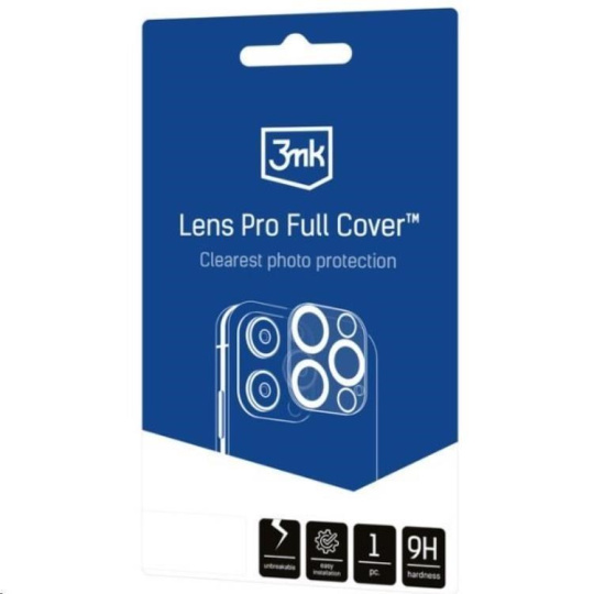 3mk Lens Pro Full Cover pro Apple iPhone 16/16 Plus