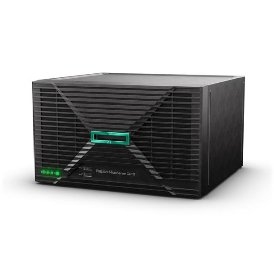 HPE PL MicroServer Gen11 E-2434 (3.4/4C) 16G 1x1TB (801882) VROC 4LFF/4SFF NHP 2xPCIe 4x1G iLo6 1x180W NBD111