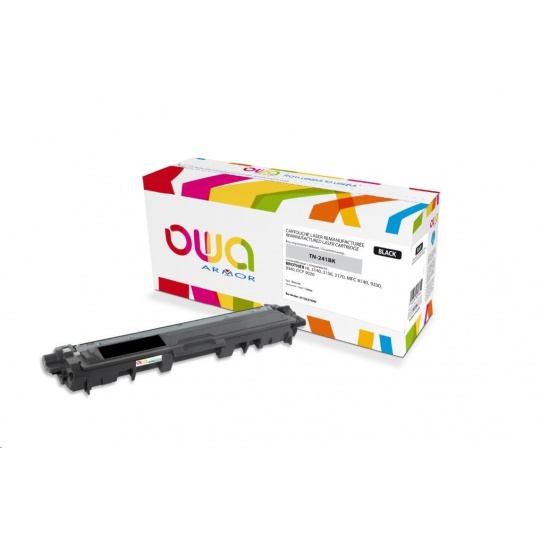 OWA Armor toner pro BROTHER HL 3140, 3150, 3170, MFC 9130, 9140, 9330,2500 Stran, TN241BK,černá/black(TN-241BK/TN-242BK)