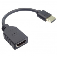 PremiumCord Flexi adapter HDMI Male - Female pro ohebné zapojení kabelu do TV