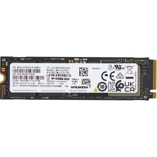 HP 1TB PCIe-4x4 NVMe Solid State Drive