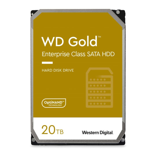 WD GOLD WD203KRYZ 20TB SATA/ 6Gb/s 512MB cache 7200 ot., CMR, Enterprise