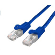 C-TECH kabel patchcord Cat6, UTP, modrý, 1m