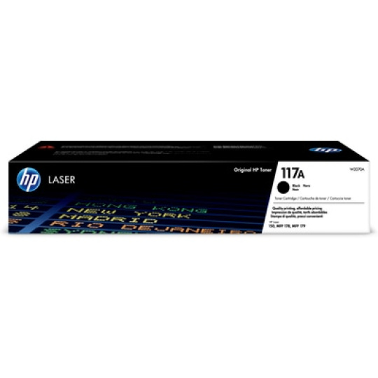 HP 117A Black Original Laser Toner Cartridge (1,000 pages)