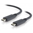 PremiumCord USB-C kabel ( USB 3.2 generation 2x2, 5A, 100W, 20Gbit/s ) černý, 0.5m