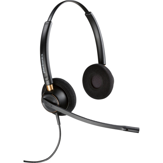 Poly EncorePro 520D with Quick Disconnect Binaural Digital Headset TAA