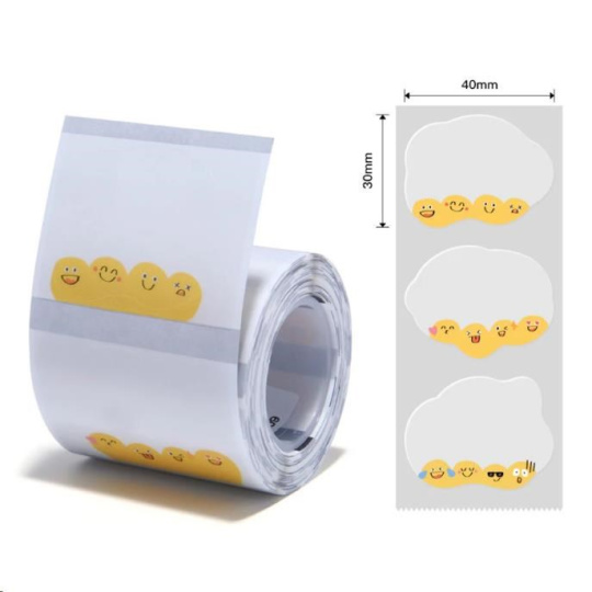 Niimbot štítky T 41x31mm 220ks Emoji pro B21, B21S, B3, B1S