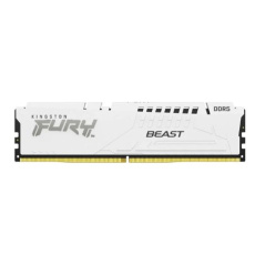 KINGSTON DIMM DDR5 64GB (Kit of 4) 6000MT/s CL40 FURY Beast White XMP