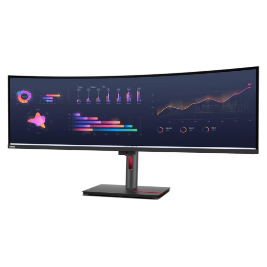 BAZAR - LENOVO LCD P49w-30 - 49”,IPS,matný,16:9,5120x1440,60Hz,HDMI,DP,USB-C,ThB,RJ45,USBHub,Pivot,VESA - pošk obal