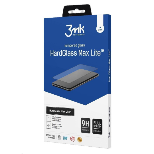 3mk HardGlass Max Lite Black pro Redmi Note 14 PRO/14 PRO+ 5G