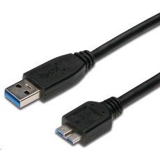 PREMIUMCORD Kabel USB 3.0 A - Micro B 1m, propojovací (M/M)