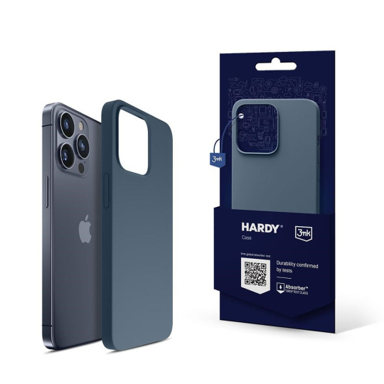 3mk Hardy Silicone MagCase pro Apple iPhone 15 Pro Max, Royal Blue