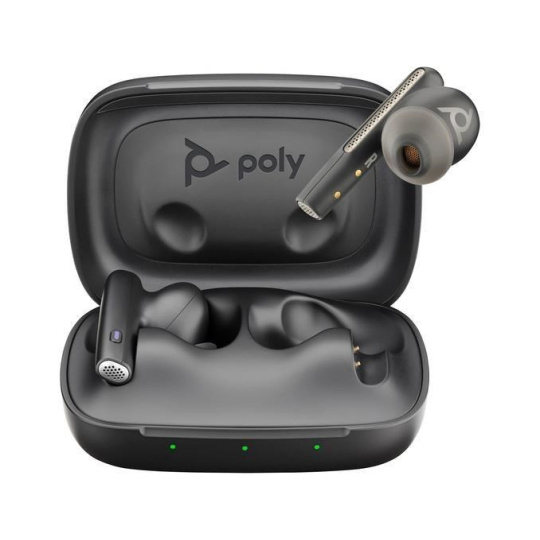 BAZAR - Poly Voyager Free 60 MS Teams bluetooth headset, BT700 USB-A adaptér, nabíjecí pouzdro, černá Rozbaleno, Komplet