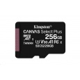 Kingston MicroSDXC karta 256GB Canvas Select Plus 100R A1 C10 - 1 ks