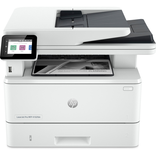 HP LaserJet Pro MFP 4102fdn (40str/min, A4, USB, Ethernet, PRINT, SCAN, COPY, FAX, DADF, duplex)