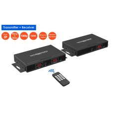 PremiumCord HDMI 1080p matrix over IP extender na 120m přes LAN